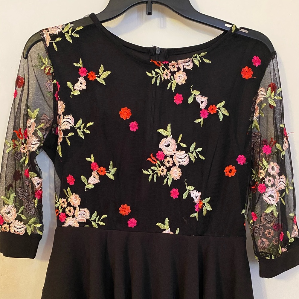 Floral peplum top